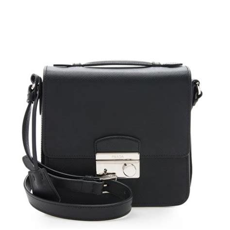 prada lux saffiano small leather cross body|prada silver crossbody handbags.